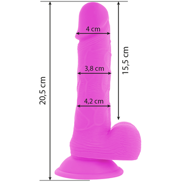 Dildo telecomandato flessibile con vibrazione continua e controllo remoto
